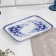 Tray "Flower", 23x17x2 cm, gzhel