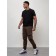 Cargo jeans men, size 44, brown color