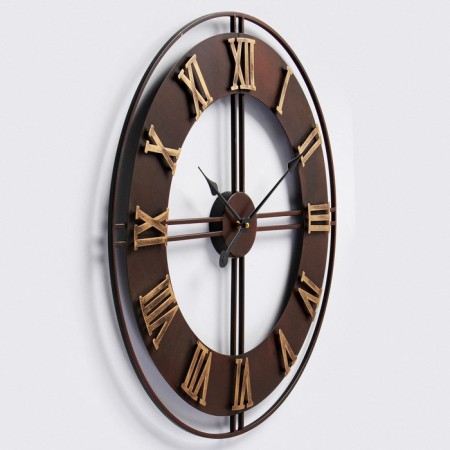Wall clock, series: loft, "Alasea", smooth move, D-60 cm-1