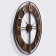 Wall clock, series: loft, "Alasea", smooth move, D-60 cm