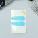 Invisibility for hair "Adeli" (set 2 pcs) shine continuous, 5 cm, blue