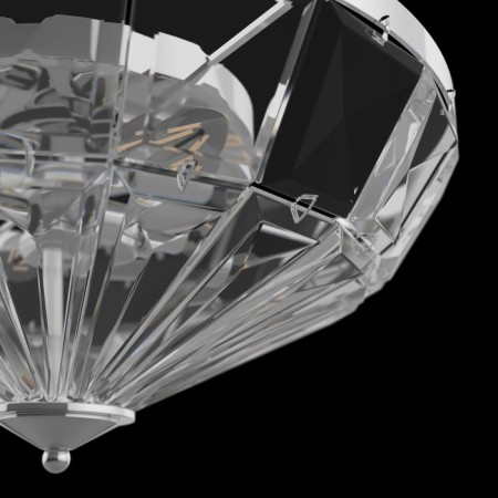 Ceiling Lamp Maytoni Mod094CL-06CH, 6HE14, 60W, 48.6x48.6x22.8 cm, color chromium color-2