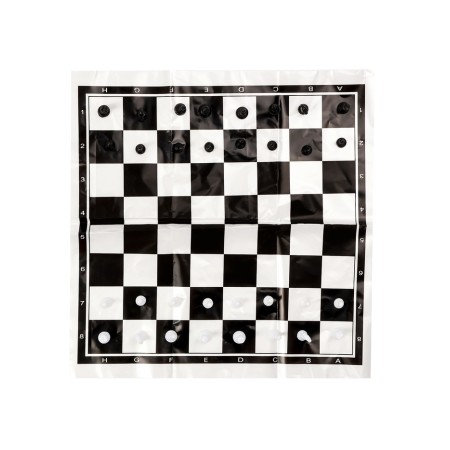 Chess 22 x 22 cm, King H-2.1 cm, d-0.9 cm, plastic figures-1