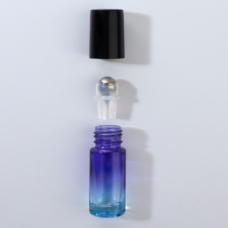 Perfume bottle "Uniqueness", with a metal video, 5 ml, color mix-8