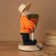 Amulet - brownie "Ivanovich with a broom", h = 40 cm, mix