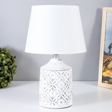 Assanti table lamp E14 40W white-gray 19.5x19.5x32 cm Risalux