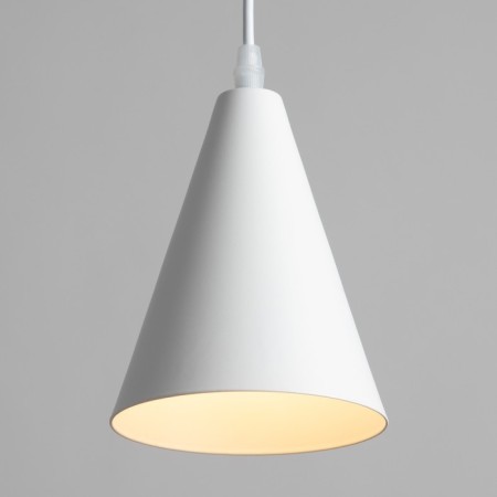 Bayerlux suspension lamp Bayerlux "cone" 1x40W E27 white 12x12x16-96 cm-2