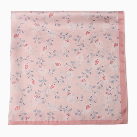 Women's scarf minku rr 70*70 cm, col. pink-2