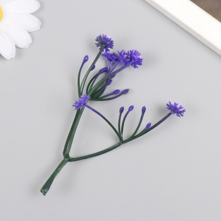 Artificial plant for creativity "chicory" set of 8 pcs violet 10 cm-2