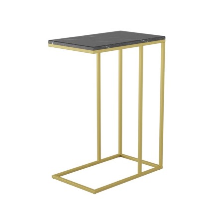 The table Nami Gold, 500x310x705, black marble/gold