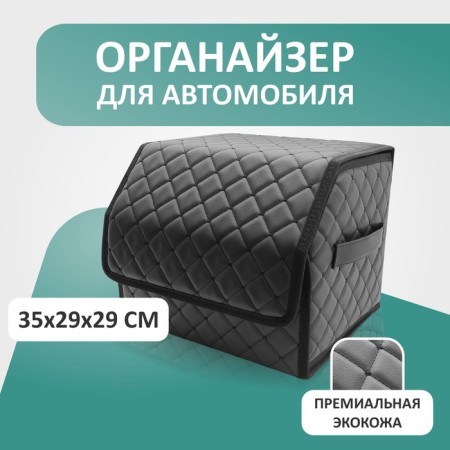 Organizer for the car Defly 35x29x29 cm, the color is black/black.