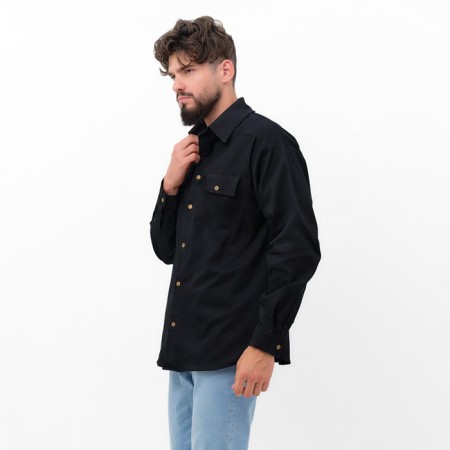 Men's shirt mist overSize size 56, black-3