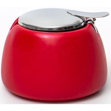 Sugar with Elrington cover “Felicit, matte”, 300 ml, red color