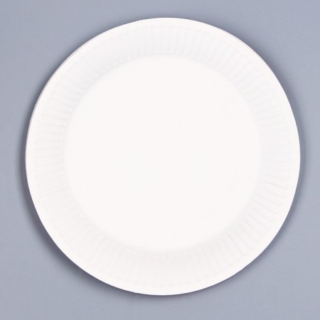 A set of paper dishes is a disposable bunny ”: 6 plates, 1 garland, 6 glasses, 6 caps-5