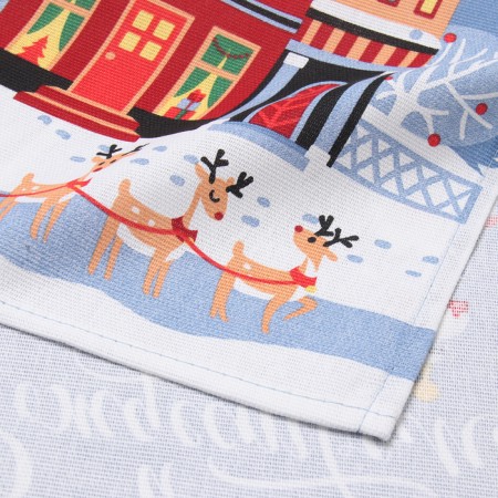 A set of kitchen towels "Dolyana" Miracles Time 35x60cm-4pcs, 100% HL-2