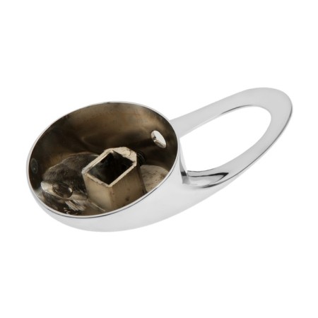 Handle on the mixer "No. 1" 142, under the cartridge 40 mm, loop form, chrome-2