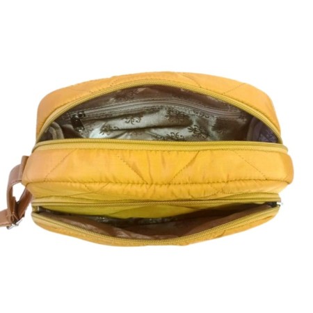 Cross-Bodi Pluma, lightning department, golden yellow color 24x7x17cm-4