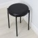 Stool with round seat nt4/b, load 150 kg, 38.5x45 cm, color black