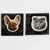 Metal puzzle with puzzles and stickers "cats, dogs", mix