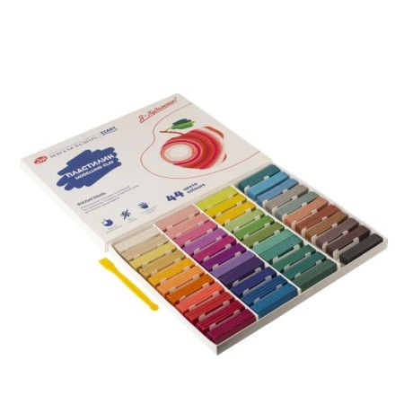 Plasticine ZHK "Flower", 44 colors, 880 g, with a stack-5