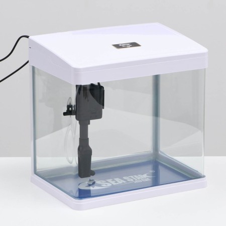 The Seastar HX-318F Aquarium includes: LED lamp 7 modes, filter, 18 l, white