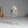 Polystone souvenir "A bird with a long beak, in the crown" 14x7x15 cm