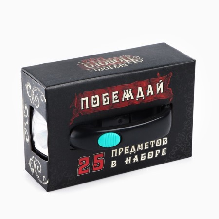 A set of instruments of "Cool New Year. Win" with a lantern, 25 items-8