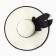 Women's hat minku, white color, rr 58