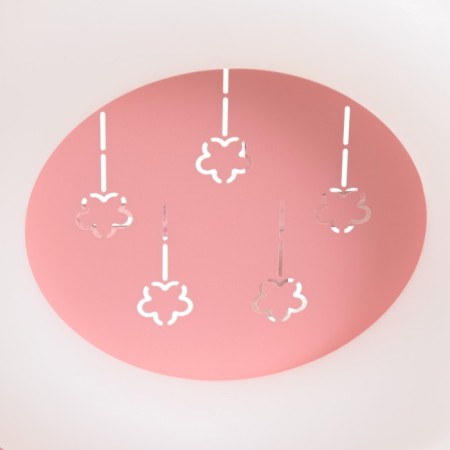 Luer with DPD "Snail" 1xled 108W 3000-6000K pink 40x47x8.5 cm Bayerlux-7