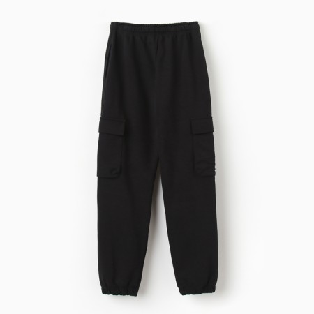 Children's pants minku, black color, height 164 cm-11