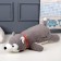 Soft toy-podushka "Husky", 60 cm, color gray color