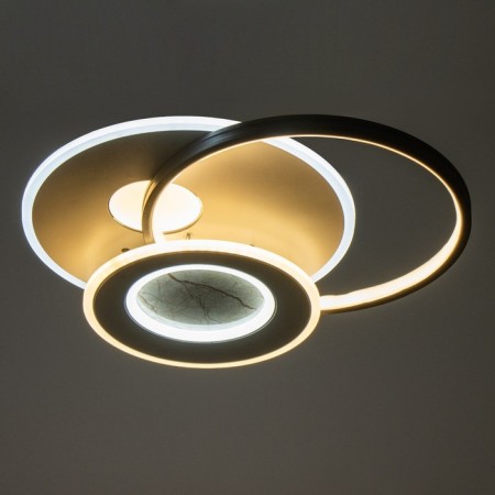 Cialogs with PDD "Circles" LED 160W black and white 50.5x46.5x6 cm Bayerlux-3