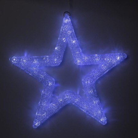 LED figure "Zvezda" 50 cm, acrylic, 45 LED, 220 V, glow of white