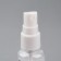A bottle for storage, with a spray, with a division scale, 30 ml, white/transparent color