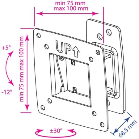 Kromax Optima-102 Black 10 "-28" Max.25kg Nastya Turn and NAKL 10047-2