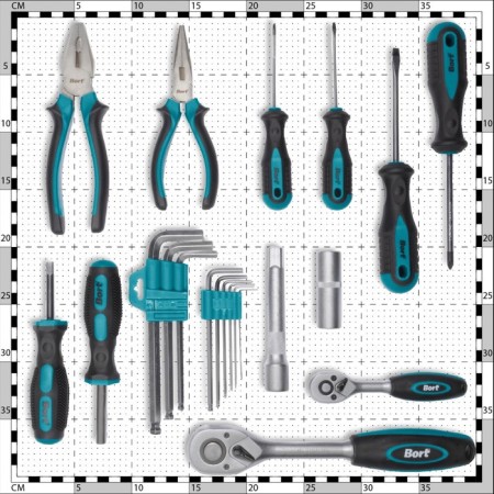 A set of manual tools Bort BTK-86-4