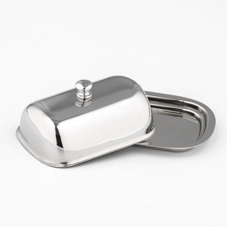 Stainless steel oil, 16 × 12 × 7 cm, silver color-1
