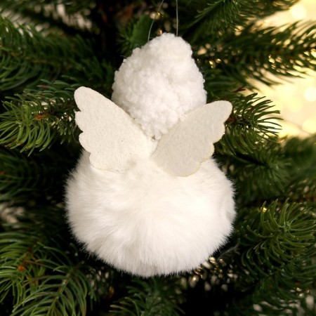 Doll "Snowflake", on the suspension, species mix-1