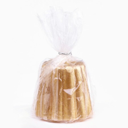 Figure candle "Puding", 5x5 cm, gold-1