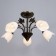 Susana chandelier 5x15W E27 brown/gold 58x58x32cm Bayerlux