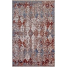 Rectangular carpet Karmen Hali Rim, size 228x340 cm, color Brown/Brown