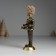 Polystone souvenir "Soldier with a drum" 5x6x19 cm