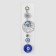 Suspension from the evil eye Metal "owl on a tree" 22 cm