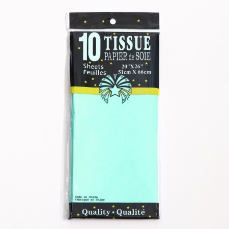 Packaging paper with silence, aquamarine, 50 x 66 cm-2