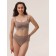Top female supporting on thin straps Mirey Top Shaper Spalla Stretta, size 50, color chocolate