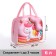 Thermosuma with zipper, 5.6 l, pink color