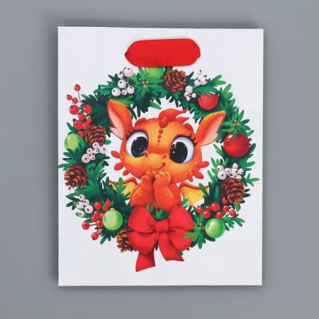 Laminated vertical "Dragosh", S 12 x 15 x 5.5 cm, New Year-7