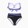 Separate female swimsuit, blue color, size 54
