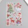 Plastic sticker interior volumetric "New Year's chores" with glitter inside 31x18 cm