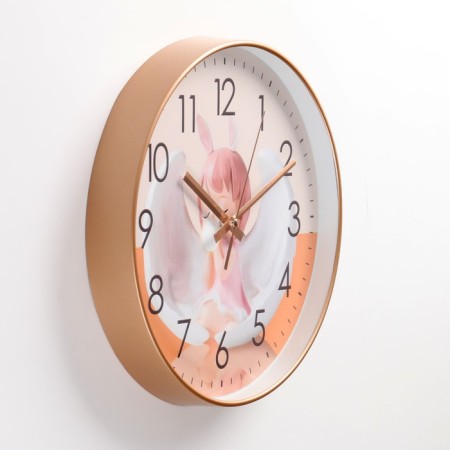 Children's wall clock "Angel", smooth move, d-30 cm-1